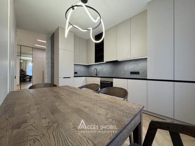 Chirie! Bloc Nou! Centru, str. Moara Roșie, 3 camere + living. Reparație Premium!: 2