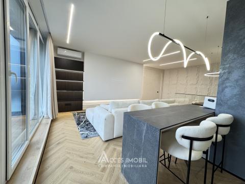 Chirie! Bloc Nou! Centru, str. Moara Roșie, 3 camere + living. Reparație Premium!: 5