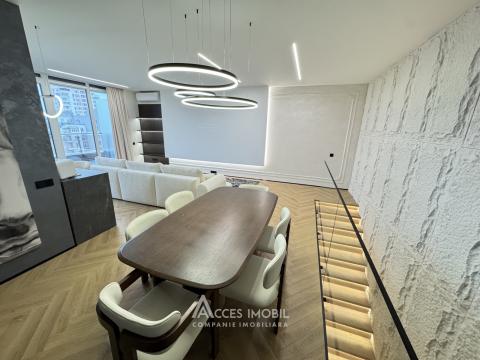 Chirie! Bloc Nou! Centru, str. Moara Roșie, 3 camere + living. Reparație Premium!: 8