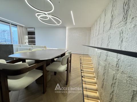 Chirie! Bloc Nou! Centru, str. Moara Roșie, 3 camere + living. Reparație Premium!: 9