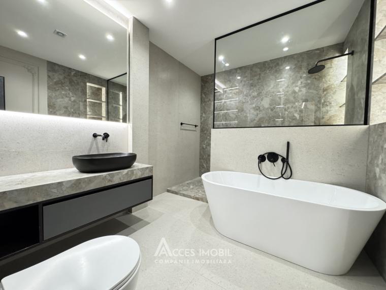 Chirie! Bloc Nou! Centru, str. Moara Roșie, 3 camere + living. Reparație Premium!: 24