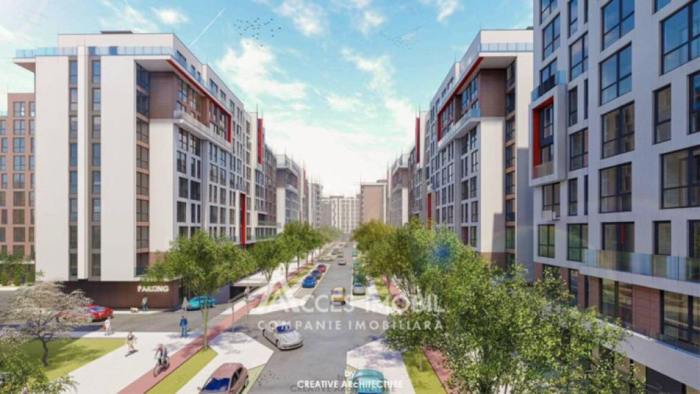 Lagmar! Cartierul rezidențial SOLARIS! Bloc Nou! Telecentru, șos. Hâncești, 1 cameră! Variantă albă!: 1