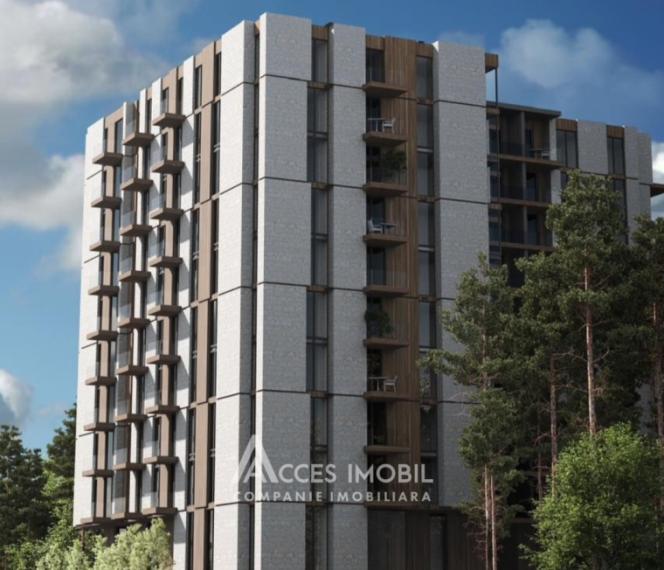 Sculeni, Calea Ieșilor: 1 cameră + living. Variantă albă!: 0