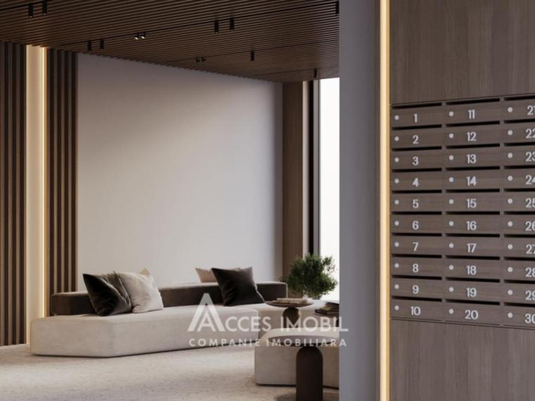 Sculeni, Calea Ieșilor: 1 cameră + living. Variantă albă!: 3