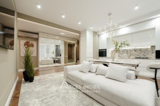 DEVELCO! Улица Г. Александреску, Буюкани, 2 спальни + гостиная. Ремонт премиум-класса!: 3