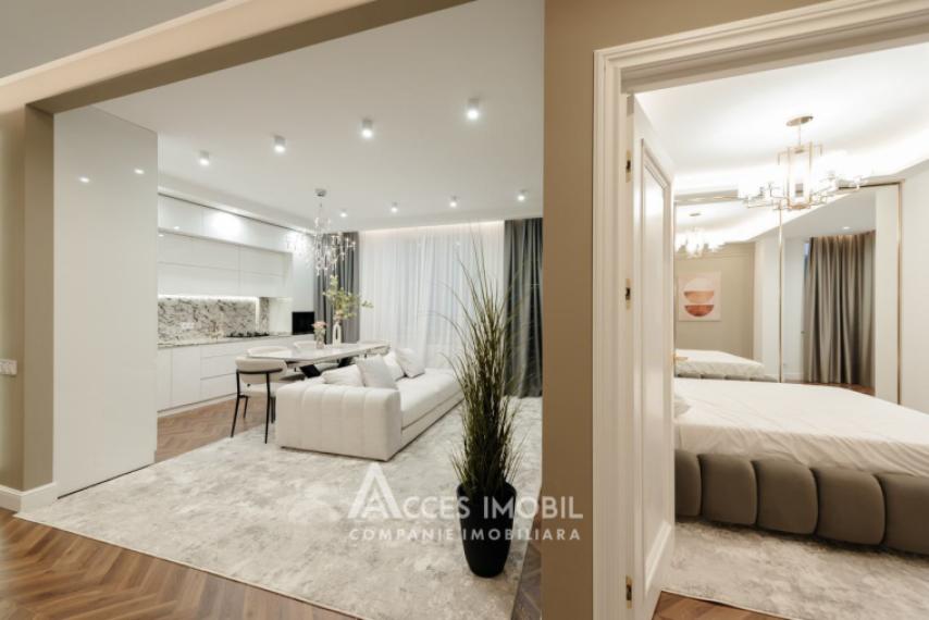 DEVELCO! Улица Г. Александреску, Буюкани, 2 спальни + гостиная. Ремонт премиум-класса!: 4