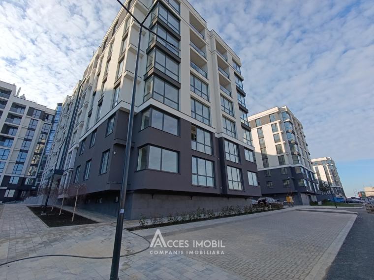 Bloc Nou! Durlești, str. Regina Elisabeta, 1 cameră + living. Variantă albă!: 1