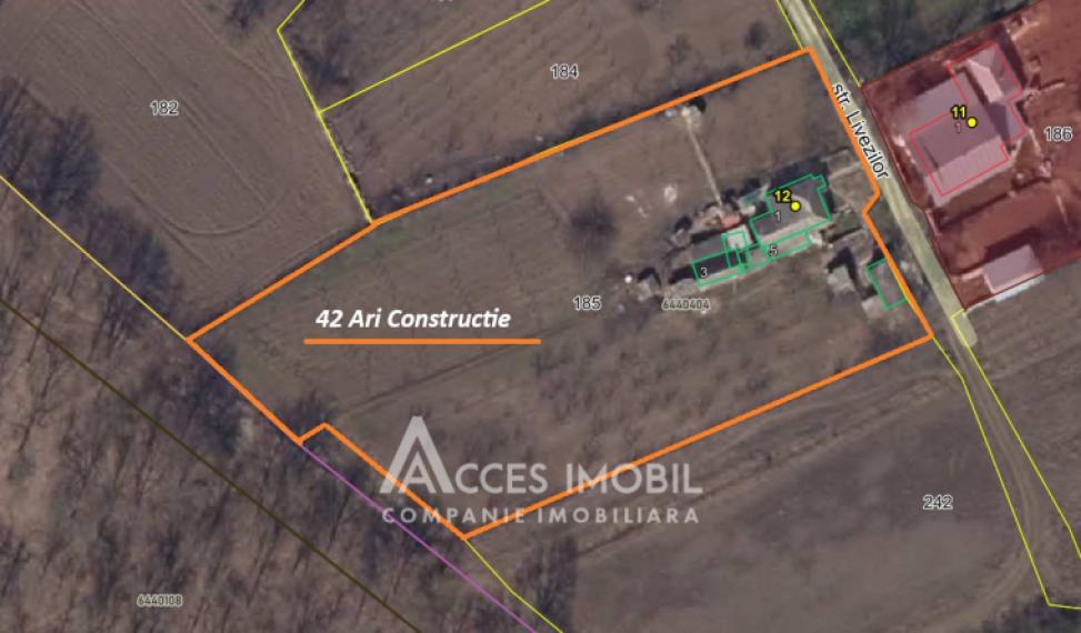 Teren pentru construcție, 42 ari! Brănești, str. Livezilor!: 9