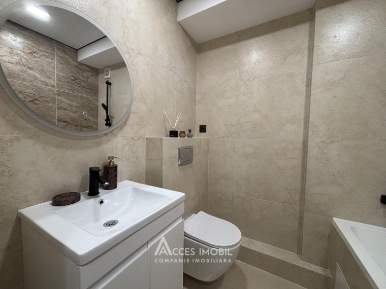 Bloc Nou! str. Nicolae Dimo, Durlești, 3 camere + living. Euroreparație!: 12