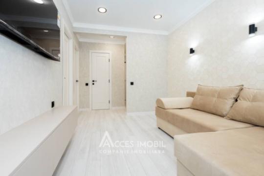 Botanica, str. Hristo Botev, 2 camere + living. Euroreparație! De mijloc!: 5