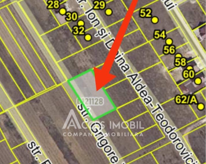 Teren pentru construcții 14 ari! str. Grigore Vieru, Durlești!: 3