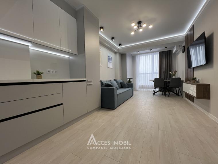 Estate Invest! Bloc Nou! Durlești, str. Ialoveni, 1 cameră + living. Euroreparație!: 4