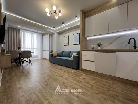 Estate Invest! Bloc Nou! Durlești, str. Ialoveni, 1 cameră + living. Euroreparație!: 2