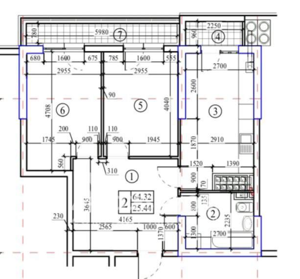 Bloc nou! Botanica, bd. Cuza Vodă, 2 camere + living! Varianta Albă!: 19