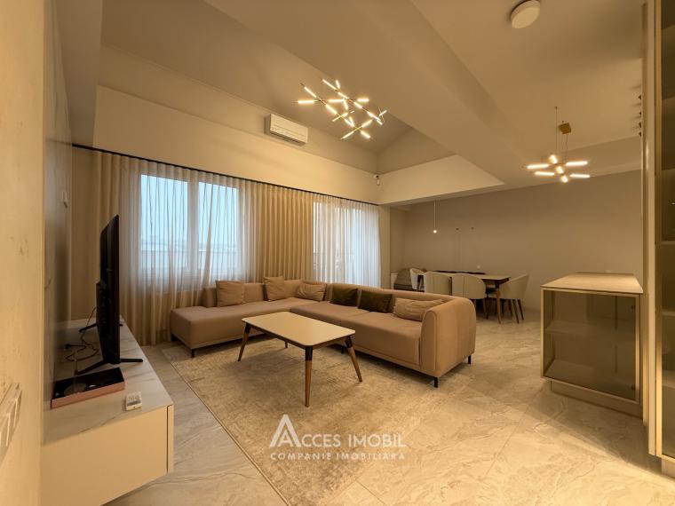 Bloc Nou! str. A. Bernardazzi, Centru, 3 camere + living! Reparație Premium!: 1