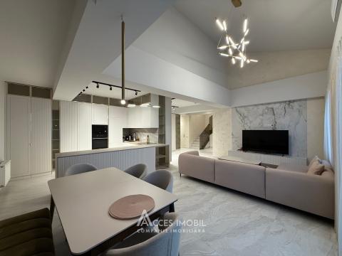 Bloc Nou! str. A. Bernardazzi, Centru, 3 camere + living! Reparație Premium!: 3