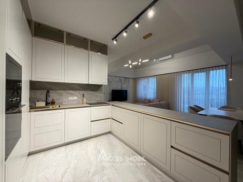 Bloc Nou! str. A. Bernardazzi, Centru, 3 camere + living! Reparație Premium!: 7