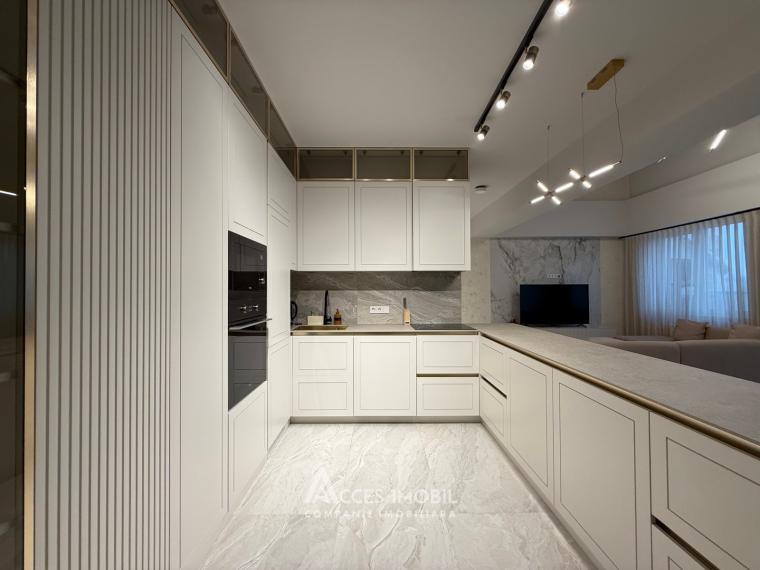 Bloc Nou! str. A. Bernardazzi, Centru, 3 camere + living! Reparație Premium!: 8