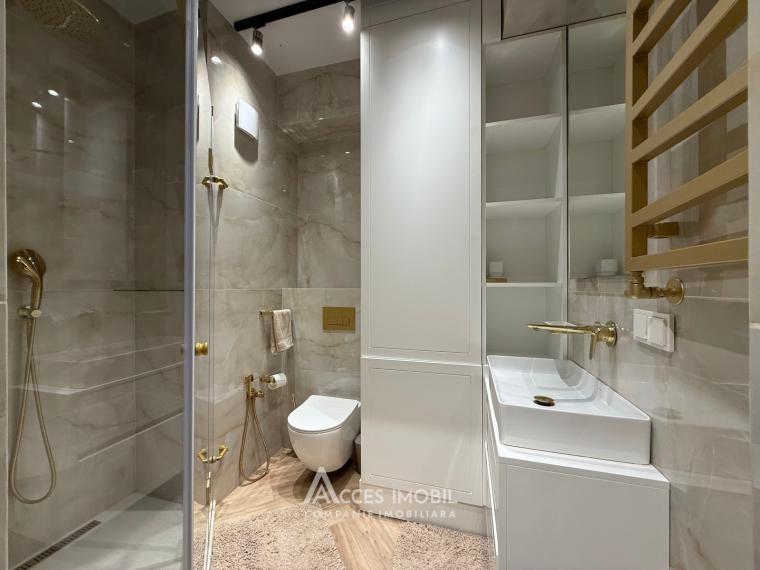 Bloc Nou! str. A. Bernardazzi, Centru, 3 camere + living! Reparație Premium!: 22