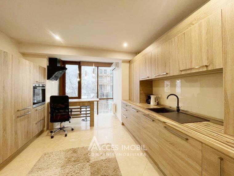 Chirie! Bloc Nou! Centru, str. Al. Bernardazzi, 1 cameră + living! Euroreparație!: 3