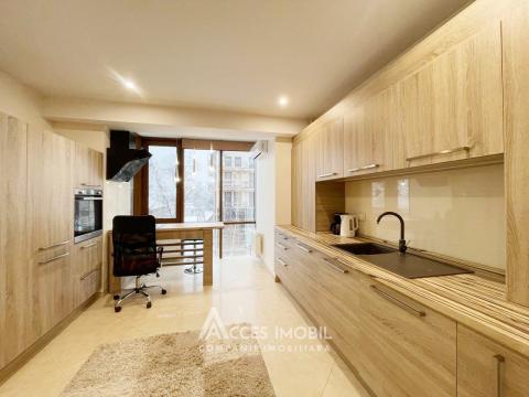 Chirie! Bloc Nou! Centru, str. Al. Bernardazzi, 1 cameră + living! Euroreparație!: 3