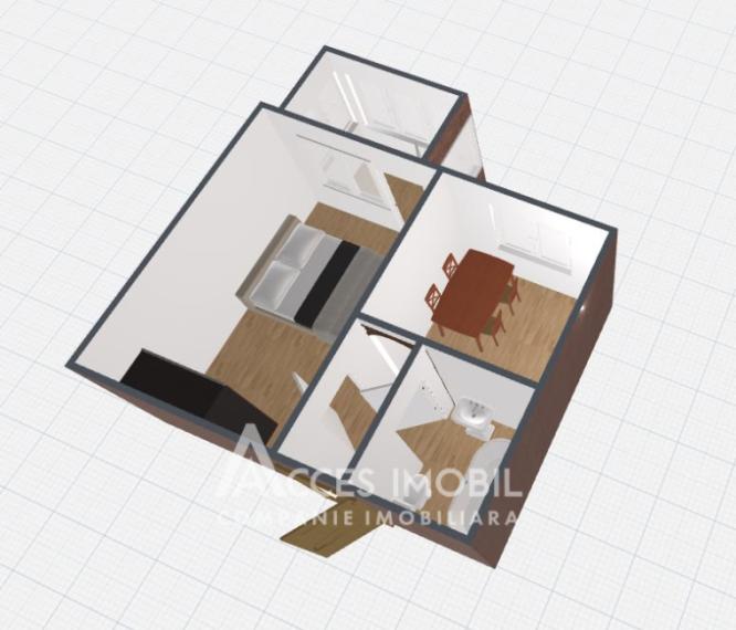 ул. Алеку Руссо, Рышкановка, 1 комнатa. Середина дома!: 2