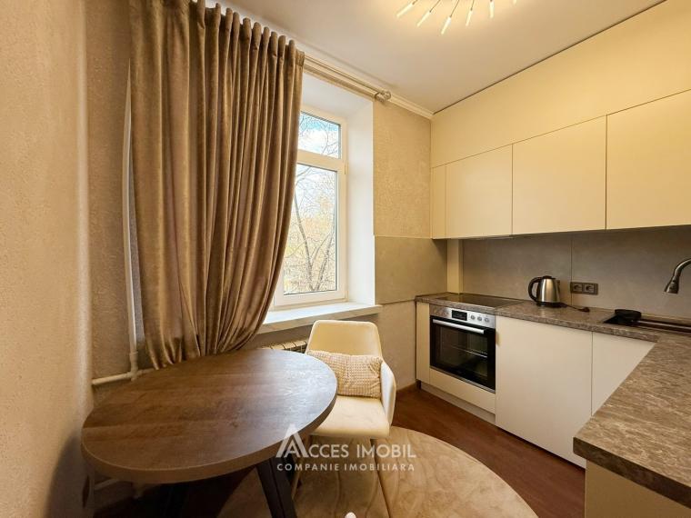 Râșcani, str. Dumitru Râșcanu, 1 cameră + living. Euroreparație! De mijloc!: 3