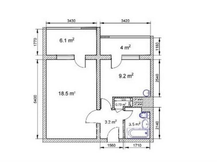 Botanica, bd. Dacia, 1 cameră! De mijloc!: 10