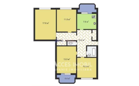 ул. Петру Заднипру, Чеканы, 3 комнаты + гостиная. MS серия! Eвроремонт!: 23