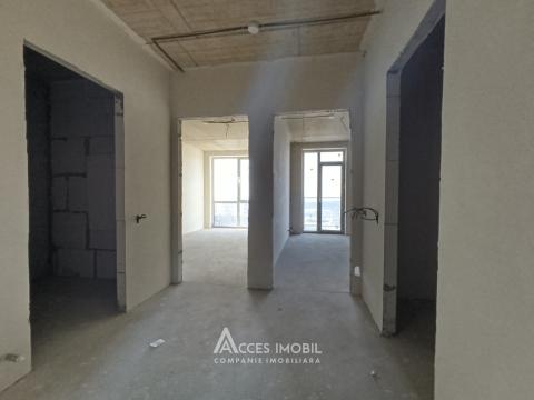 Bloc Nou! Durlești, str. Regina Elisabeta, 1 cameră + living. Variantă albă!: 3