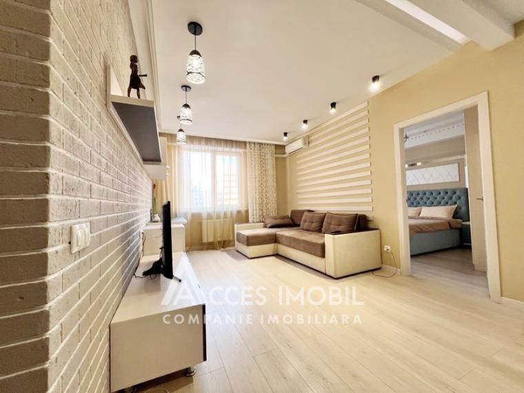 Dragalina! Botanica, str. Grenoble, 2 camere + living. Euroreparație!: 4