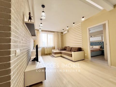 Dragalina! Botanica, str. Grenoble, 2 camere + living. Euroreparație!: 4