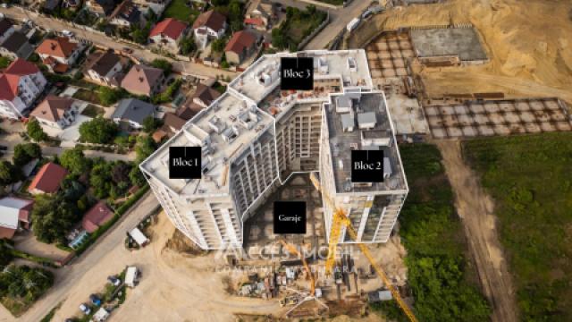 Bloc Nou! Durlești, str. Cartușa, 2 camere + living. Variantă albă!: 2