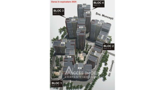 SkyHouse! Botanica, str. Dimineții, 2 camere + living! Varianta Albă!: 6