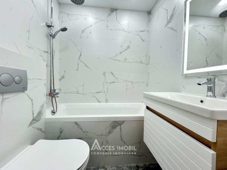 Râșcani, str. Andrei Saharov/N. Dimo, 2 camere + living. Euroreparație! + Terasă!: 8