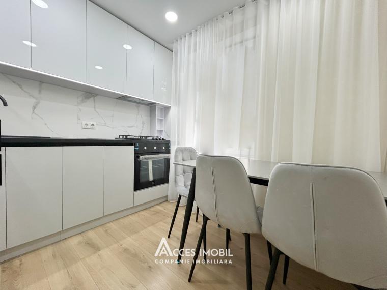 Râșcani, str. Andrei Saharov/N. Dimo, 2 camere + living. Euroreparație! + Terasă!: 5