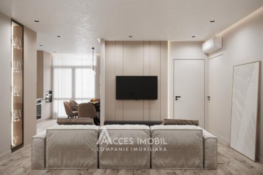 Solomon Construct! str. Jubiliară, Botanica, 2 camere + living! Euroreparație!: 2