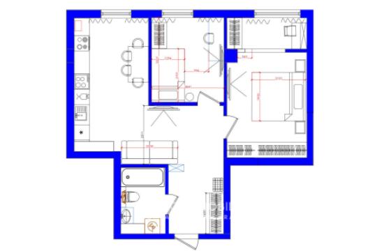 Solomon Construct! str. Jubiliară, Botanica, 2 camere + living! Euroreparație!: 7