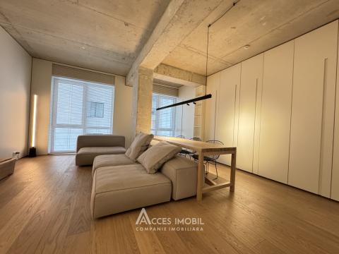 Chirie! Bloc Nou! Centru, str. Tricolorului, 1 cameră + living. Reparație Premium!: 1