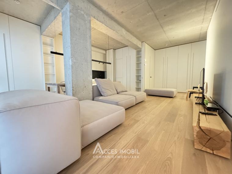 Chirie! Bloc Nou! Centru, str. Tricolorului, 1 cameră + living. Reparație Premium!: 2