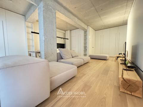 Chirie! Bloc Nou! Centru, str. Tricolorului, 1 cameră + living. Reparație Premium!: 2