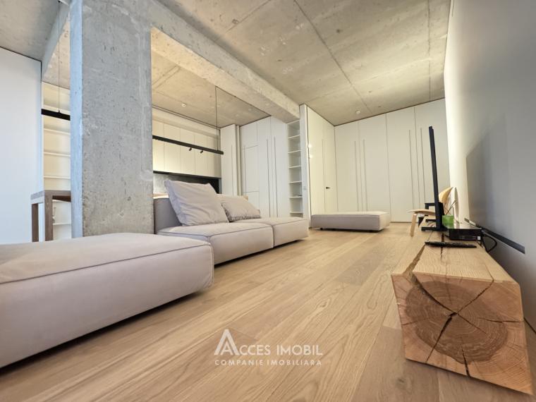 Chirie! Bloc Nou! Centru, str. Tricolorului, 1 cameră + living. Reparație Premium!: 3