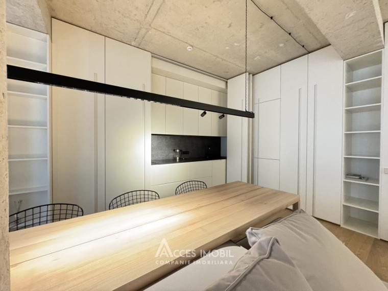 Chirie! Bloc Nou! Centru, str. Tricolorului, 1 cameră + living. Reparație Premium!: 9