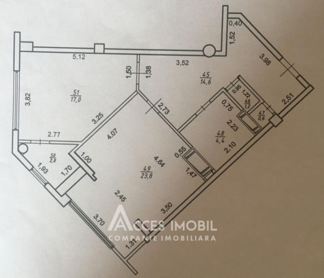 Basconslux! Centru, str. Melestiu, 1 cameră! Euroreparație!: 6
