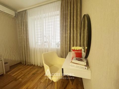 Bloc nou! bd. Renașterii Naționale, Râșcani, 2 camere + living. Euroreparație!: 6