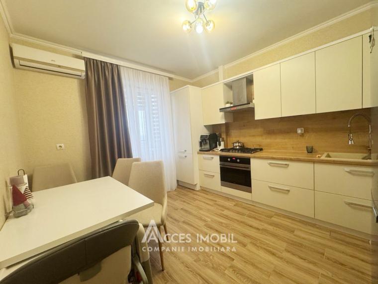 Bloc nou! bd. Renașterii Naționale, Râșcani, 2 camere + living. Euroreparație!: 2