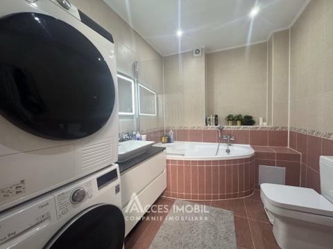 Bloc nou! bd. Renașterii Naționale, Râșcani, 2 camere + living. Euroreparație!: 13