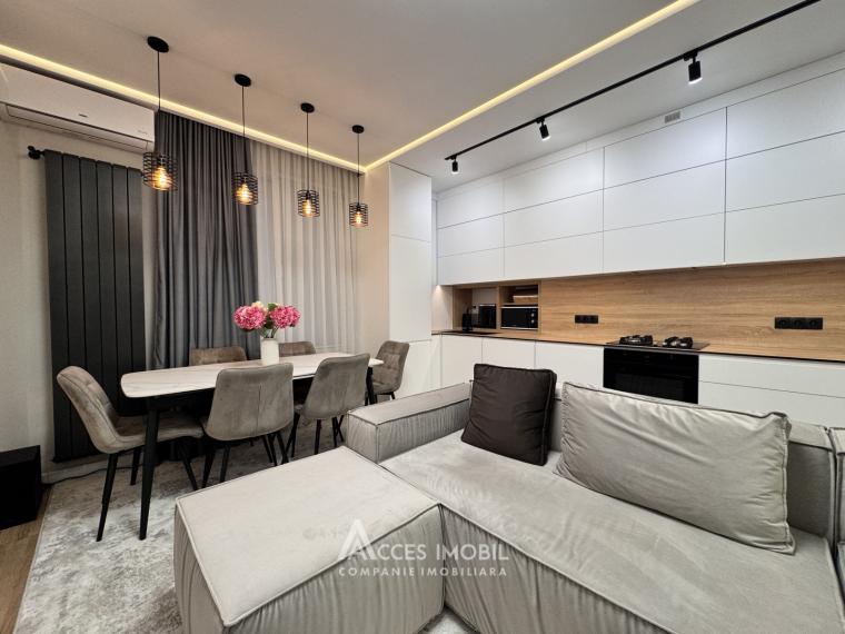 Buiucani, str. Liviu Deleanu, 2 camere+ living! Euroreparație!: 5