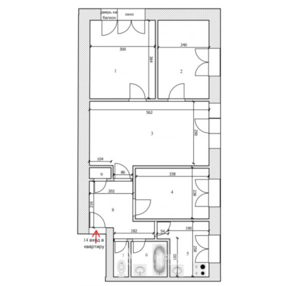 Buiucani, str. Calea Ieșilor, 3 camere + living!: 17