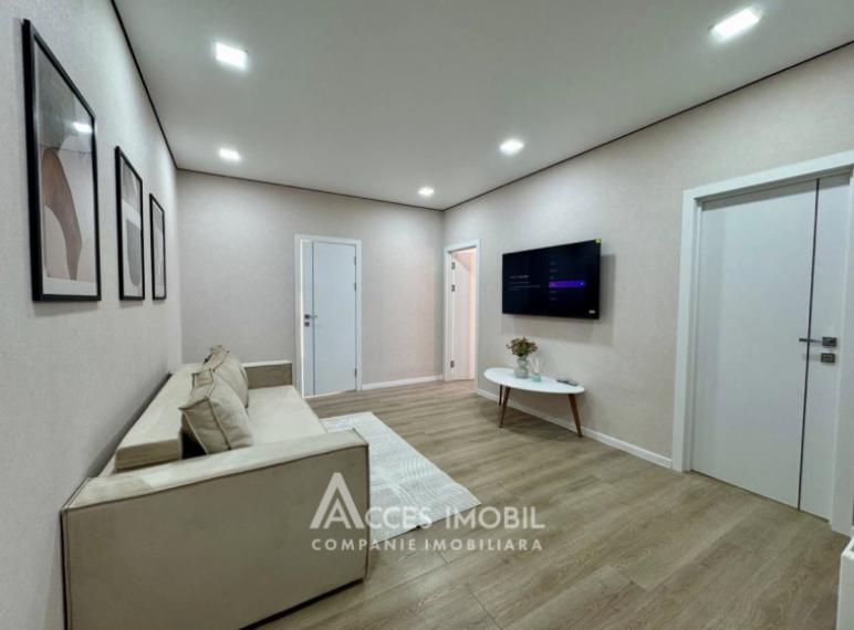 Bloc Nou! Durlești, str. Tudor Vladimirescu, 2 camere + living. Euroreparație!: 3